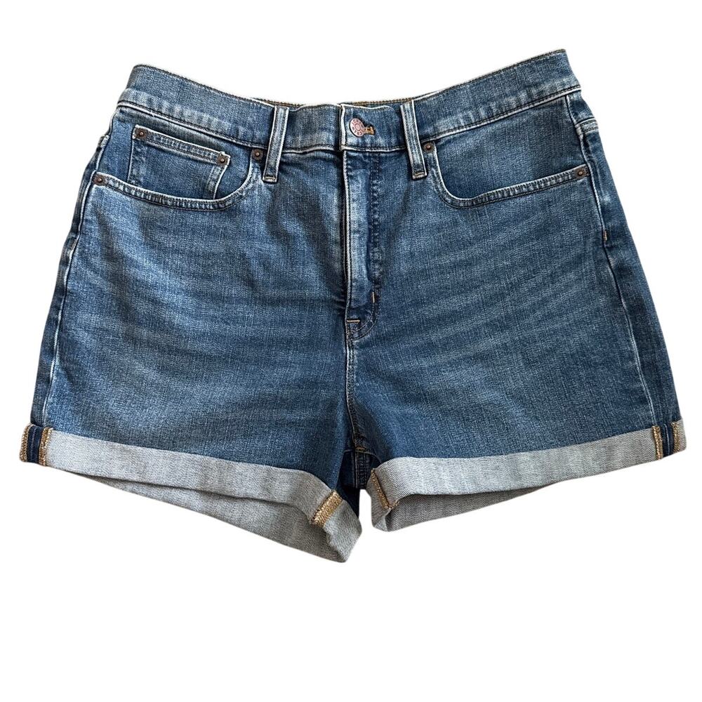 J. Crew Classic Denim Shorts in Dark Pacific Blue Wash Size 30 - Picture 3 of 9